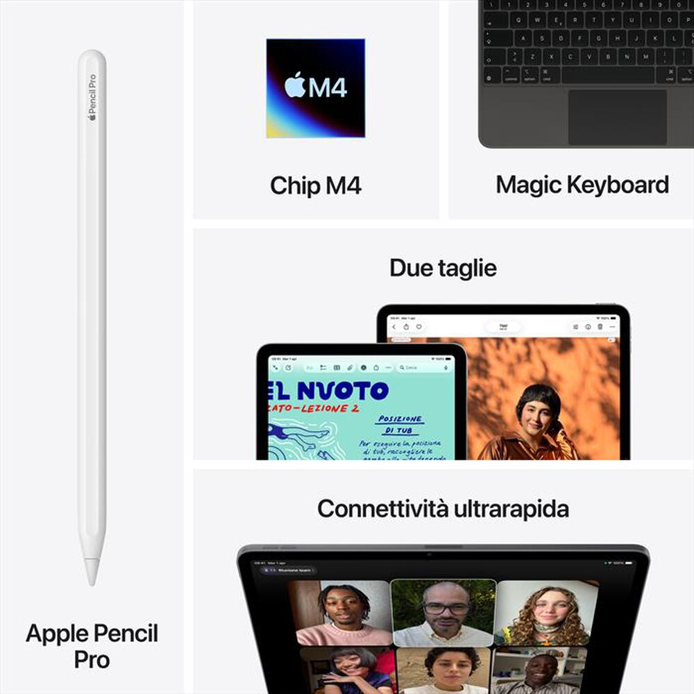 Immagine del prodotto APPLE - iPad Air 13" M4 WiFi 256GB-Grigio Siderale