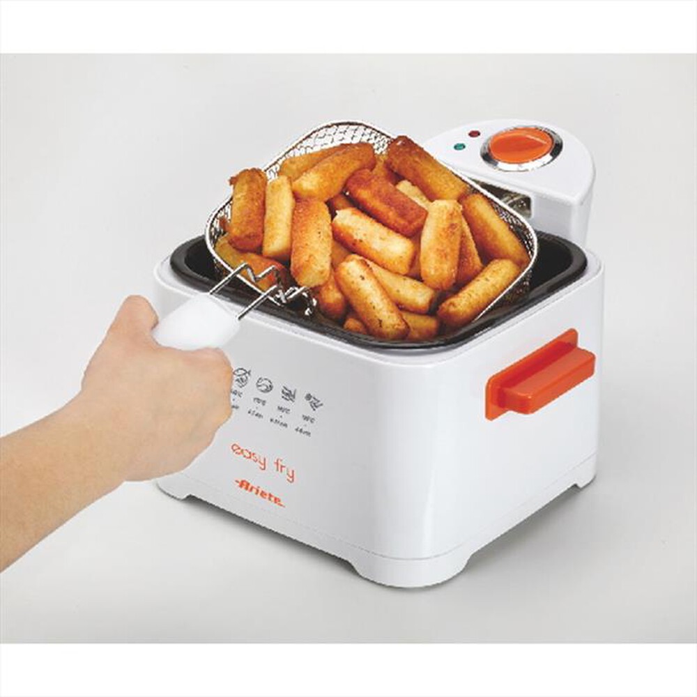 "ARIETE - 4611 Easy fry-Arancione, Bianco"