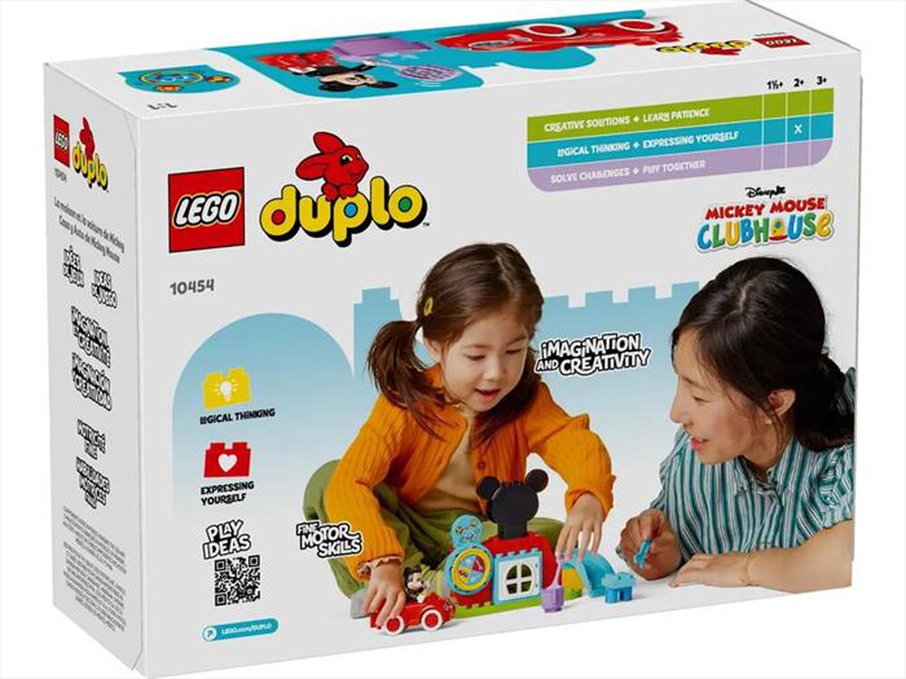 "LEGO - DISNEY La casa e l’auto di Topolino - 10454-Multicolore"