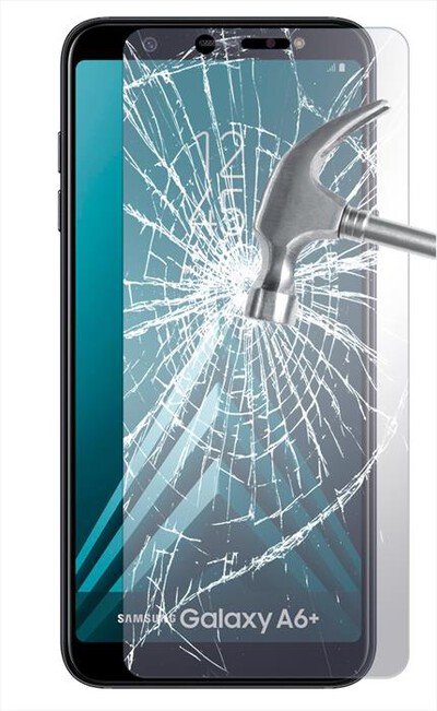 PHONIX - SA6PTGS TEMPERED GLASS SCREEN GALAXY A6 PLUS-Trasparente