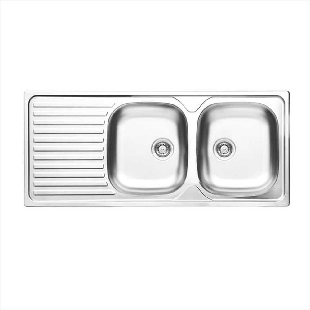 "GLEM GAS - Lavello lineare GL216IXD 2 vasche-Inox"