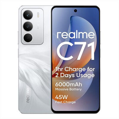 REALME - REALME C71 WHITE SWAN (256GB 8GB)-White Swan