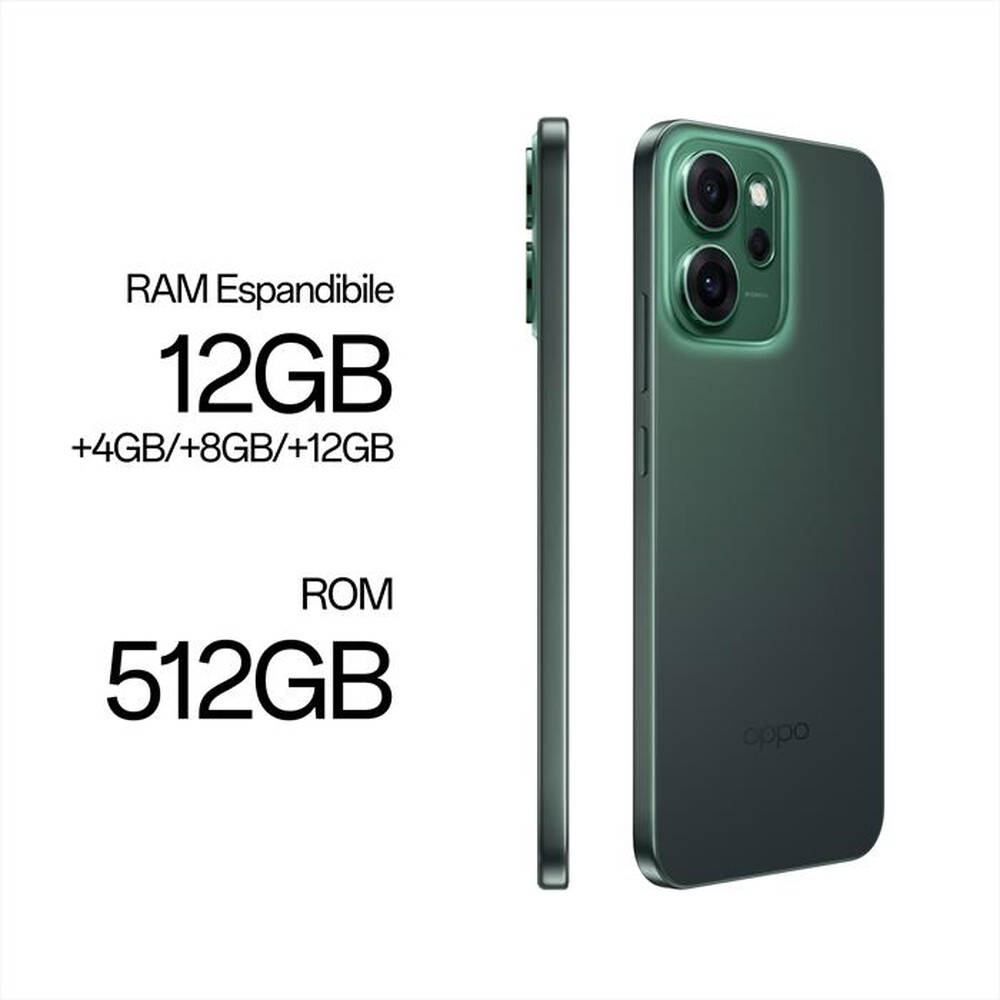 Immagine del prodotto OPPO - Smartphone RENO14 FS 5G 12+512GB-Luminous Green