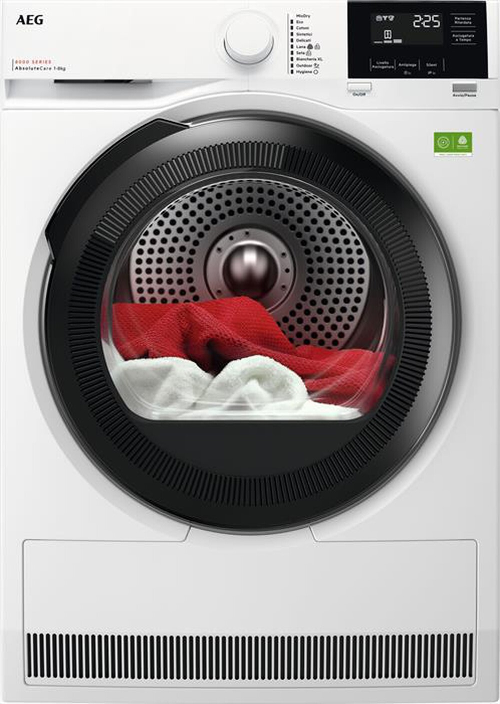 Immagine del prodotto AEG - Asciugatrice TR8HGBG8B 8 Kg Classe B-Bianco