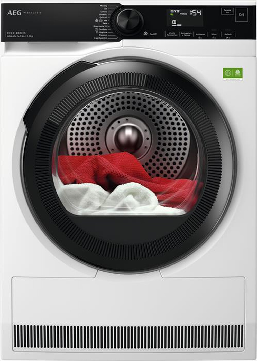 Immagine del prodotto AEG - Asciugatrice XTR8HBGH9B 9 Kg Classe B-Bianco