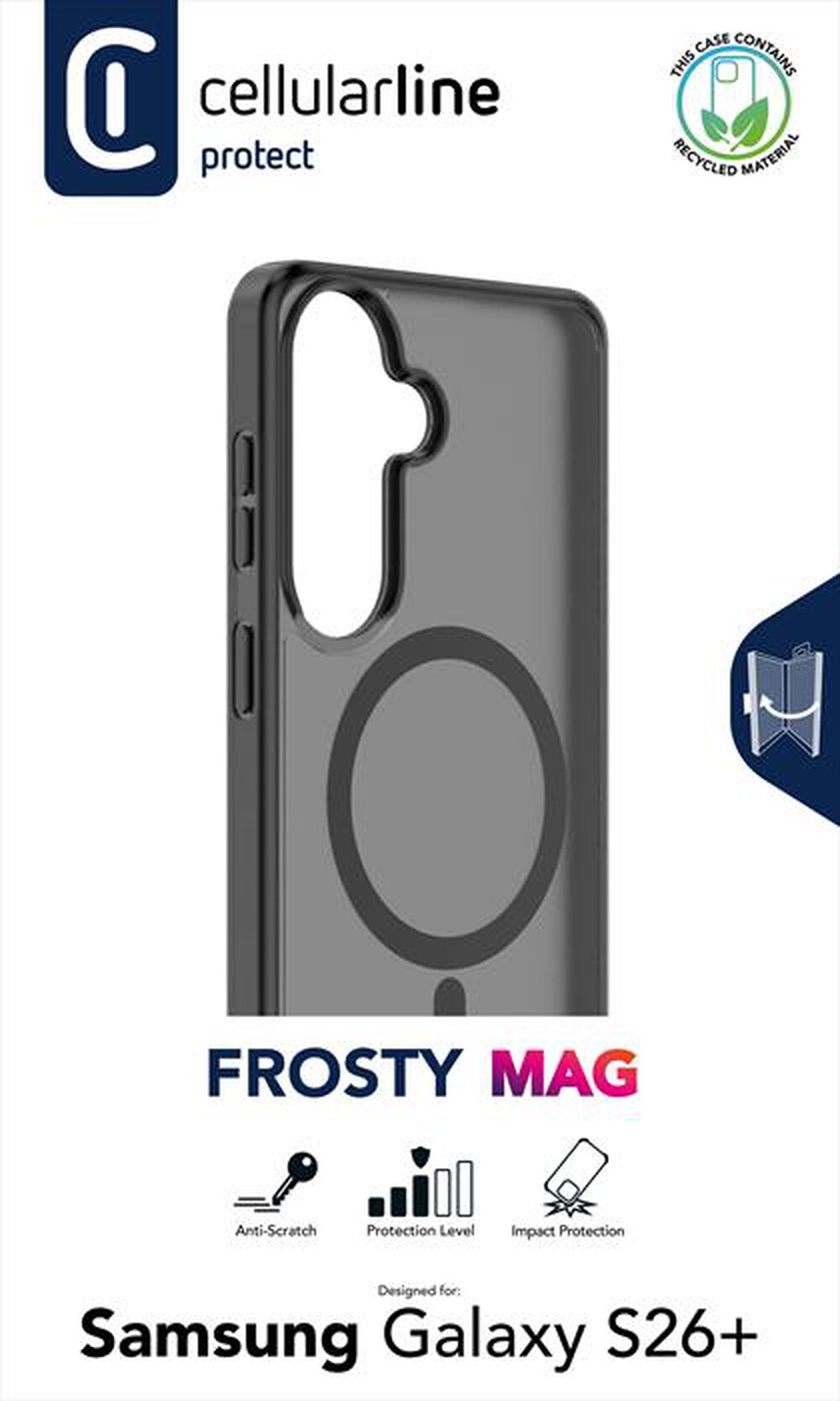Immagine del prodotto CELLULARLINE - FROSTY MAG - GALAXY S26+-Trasparente