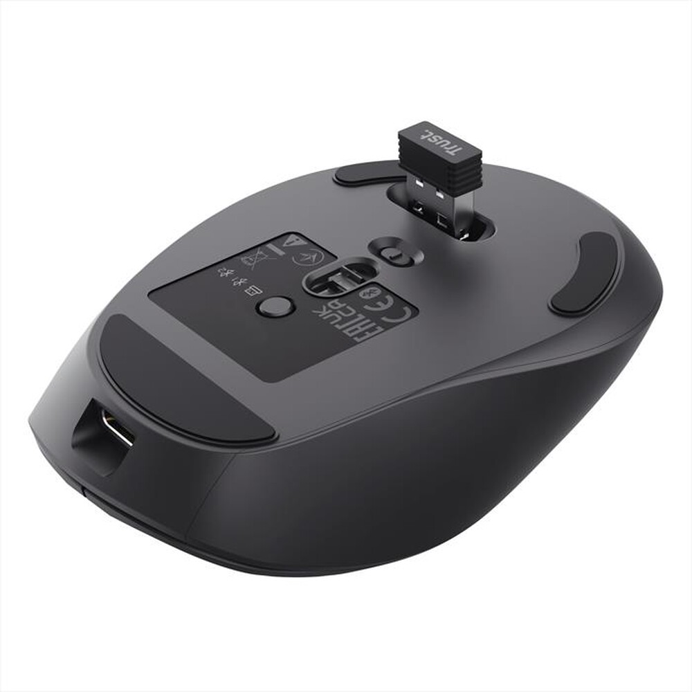 Immagine del prodotto TRUST - ZEVO FAST RECH MULTI-WRLS MOUSE BLK-Black