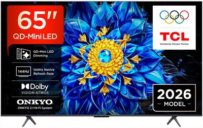 TCL - Smart TV QD-Mini LED 4K 85" 65P8L-Nero