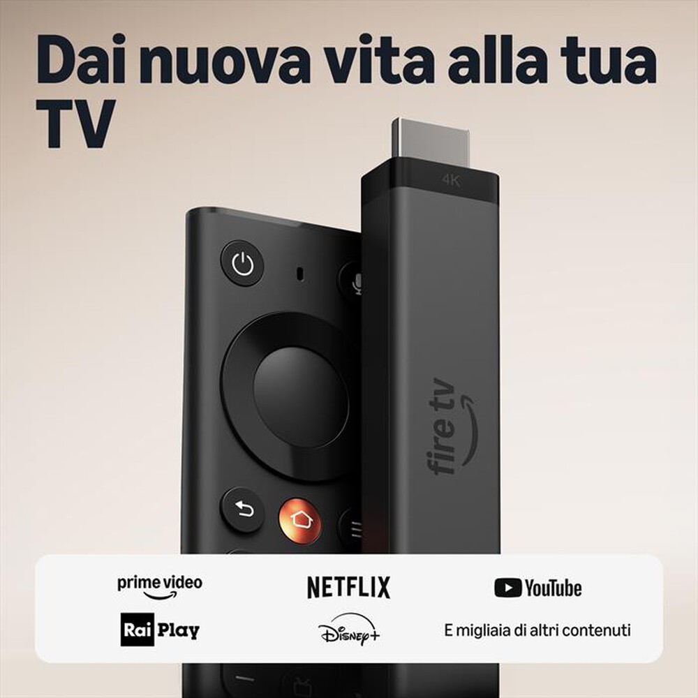 Immagine del prodotto AMAZON - Fire TV Stick 4K (modello 2026)-Nero