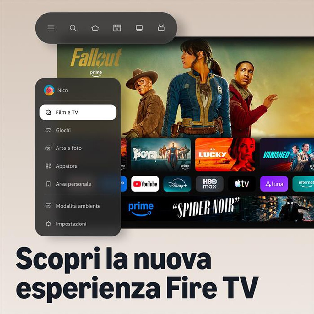Immagine del prodotto AMAZON - Fire TV Stick 4K (modello 2026)-Nero