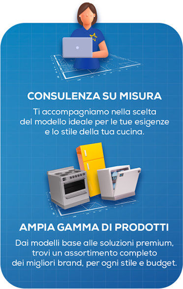 Consulenza su misura e ampia gamma di prodotti