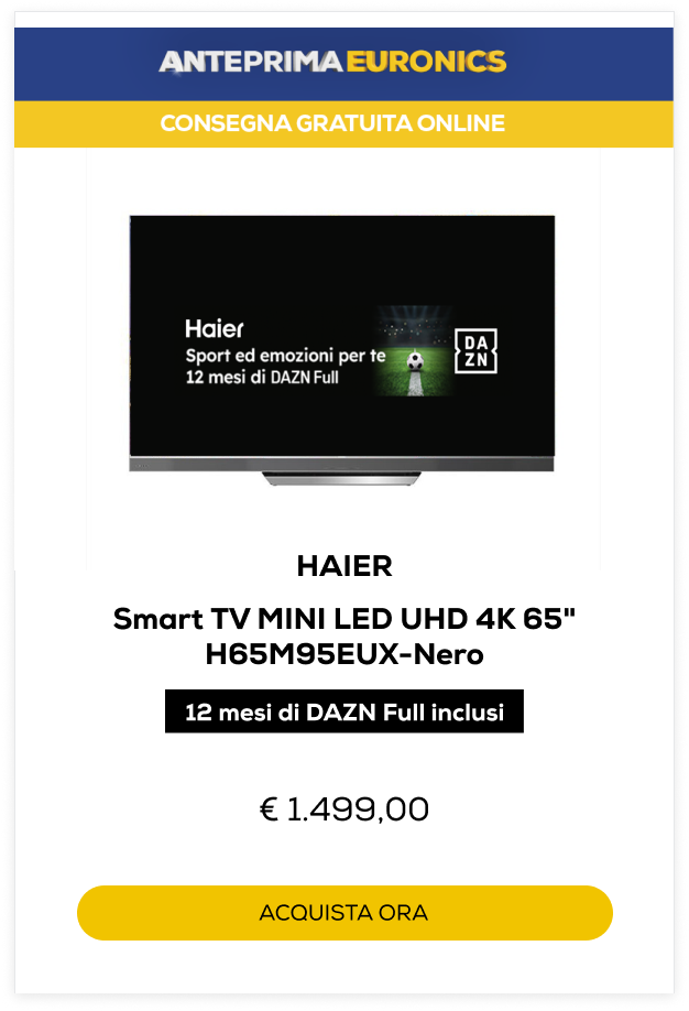 Haier Smart TV MINI LED UHD 4K 65''