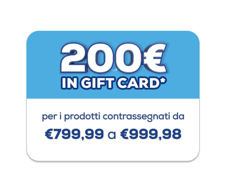 200&euro; in gift card