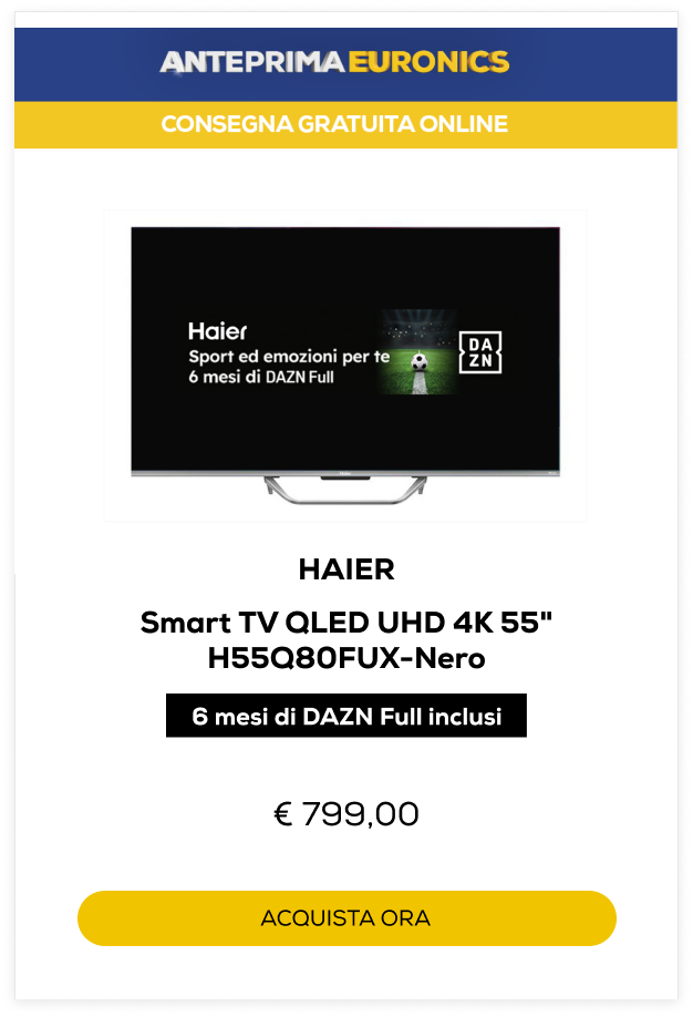 Haier Smart TV QLED UHD 4K 55''