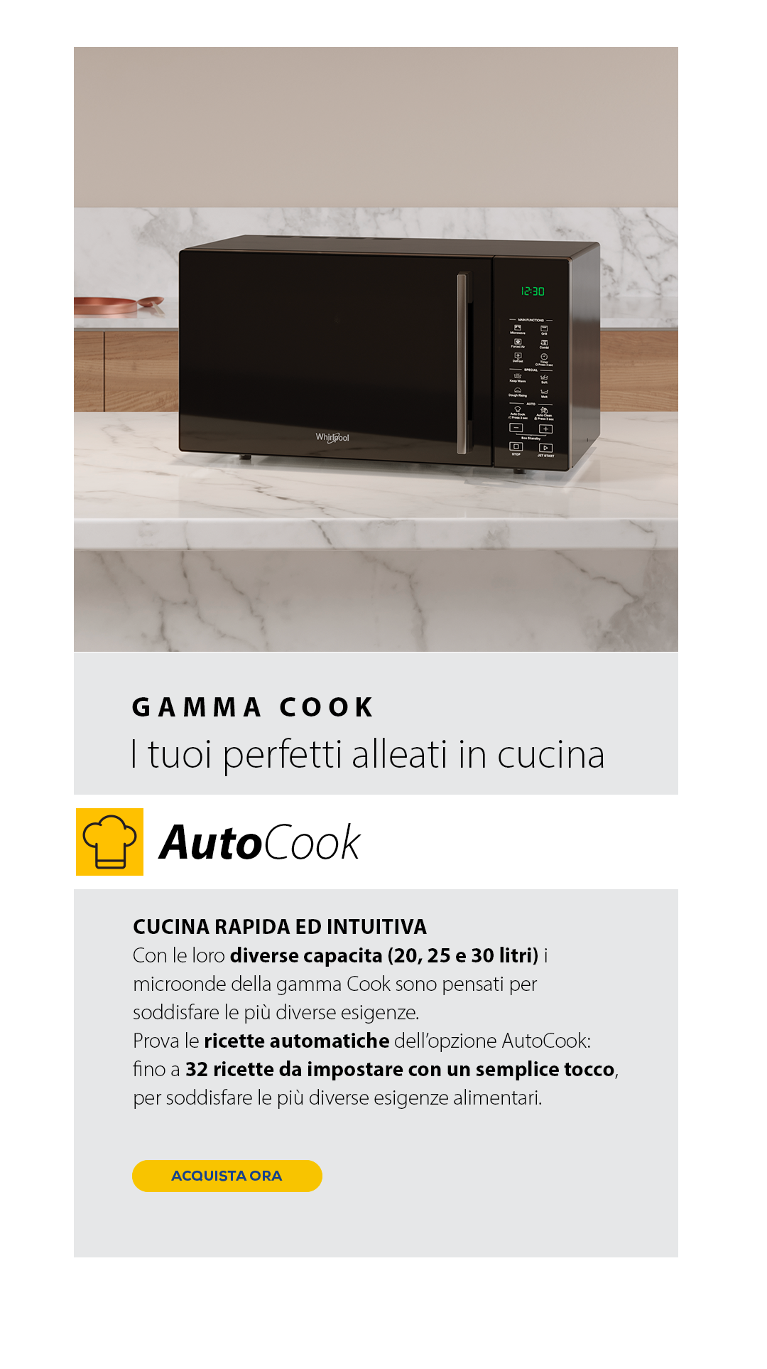 Forni a microonde Whirlpool