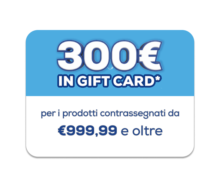 300&euro; in gift card