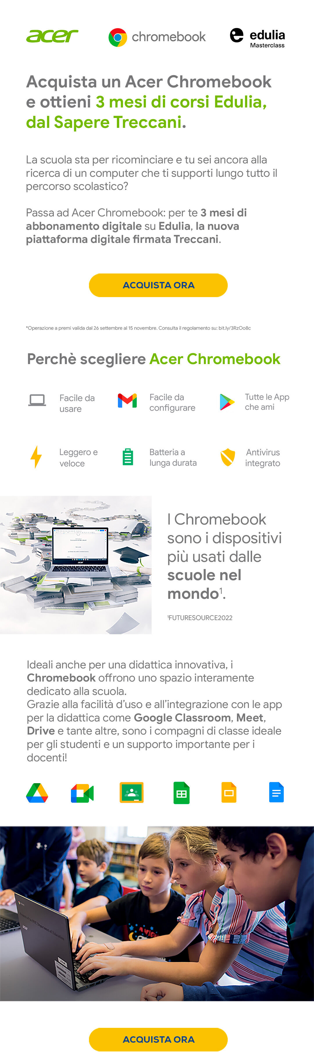 Acer Chromebook Treccani