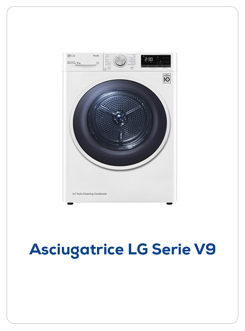 Asciugatrice LG Serie V9