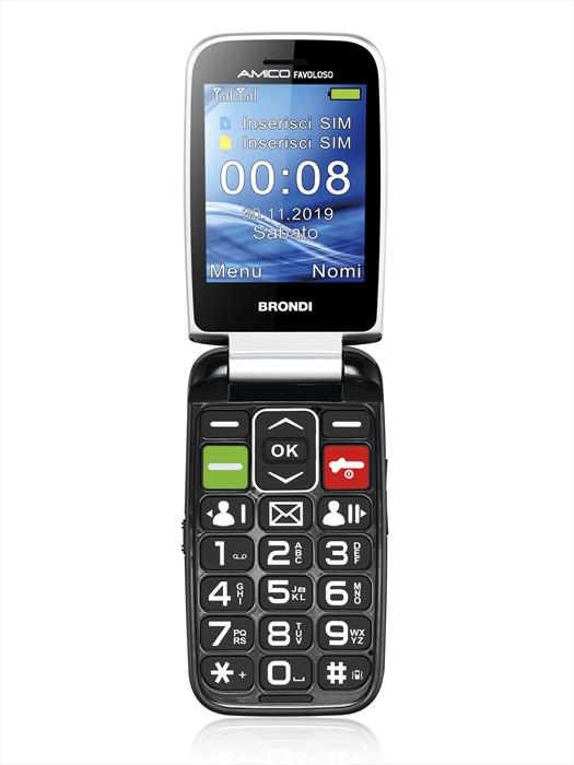Image of Brondi Amico Favoloso 7,11 cm (2.8'') Nero Telefono di livello base