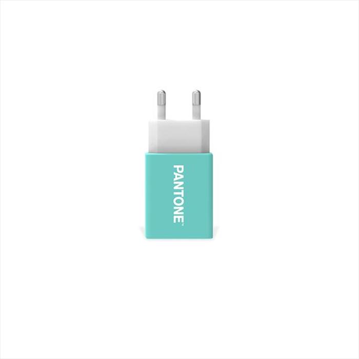 Image of PT-AC1USBL - PANTONE WALL CHARGER 2.1A AZZURRO/PLASTICA