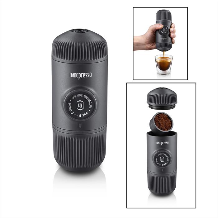 Image of Macchina per caffe espresso NANOPRESSO GR+BAG NERO