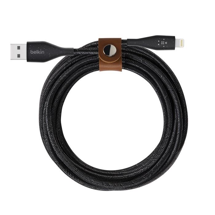 Image of CAVO IN PVC LIGHTNING USB-A STRAP 10 3MT nero