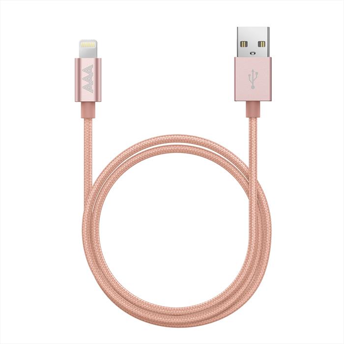 Image of ALUMINUM LIGHTNING CABLE 1M Pink