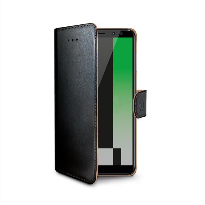 Image of WALLY693 CUSTODIA PER MATE 10 LITE Nero/Similpelle