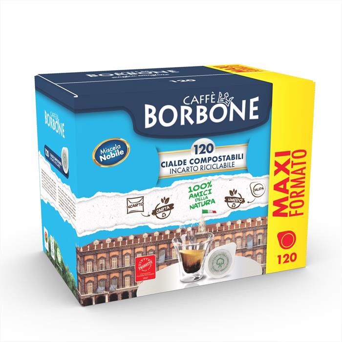 Image of Caffè Borbone Cialda Miscela Nobile - confezione da 120 pezzi