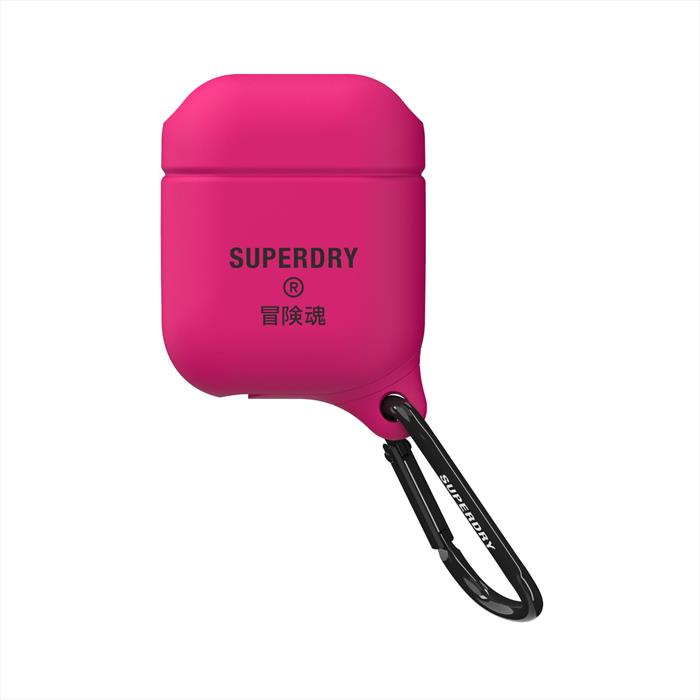 Image of 41695 SUPERDRY CUSTODIA AIRPODS ROSA / SILICONE