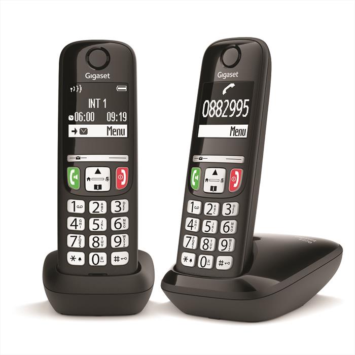 Image of Gigaset E270 Duo Telefono DECT Identificatore di chiamata Nero