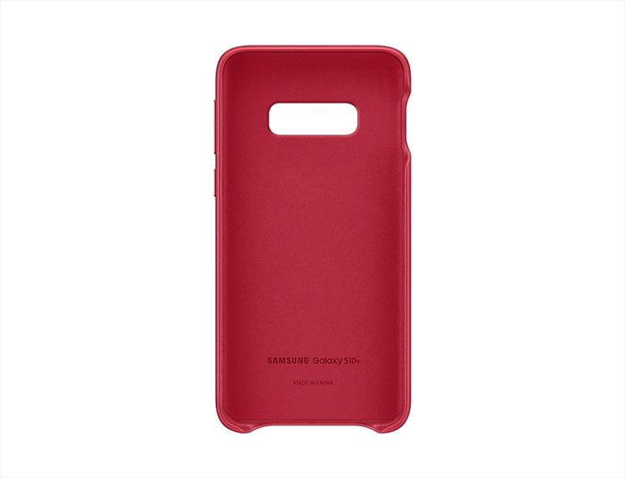 Image of LEATHER COVER GALAXY S10 E ROSSO