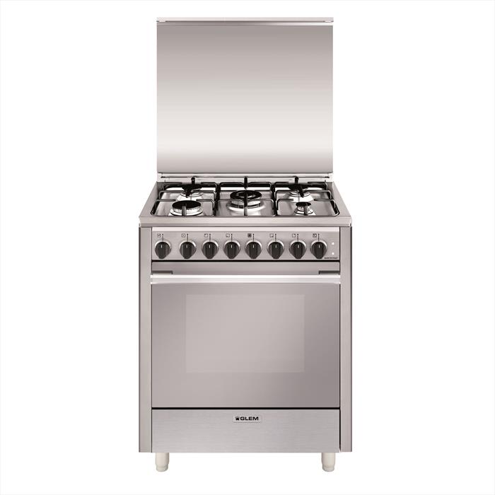 Image of Glem Gas U765MI6 cucina Elettrico Acciaio inossidabile A