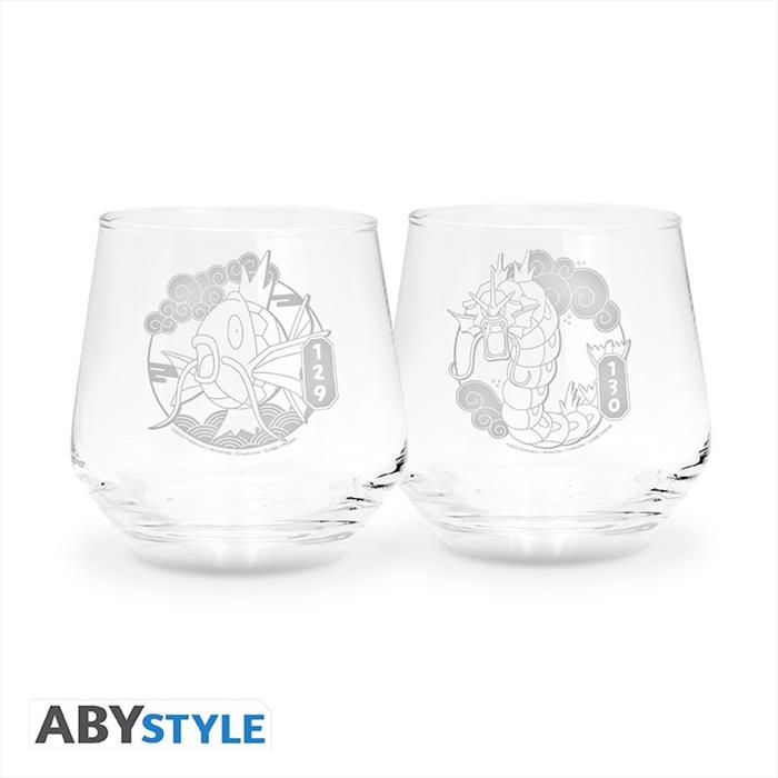 Image of POKEMON Set di 2 bicchieri MAGIKARP & GYARADOS Bianco