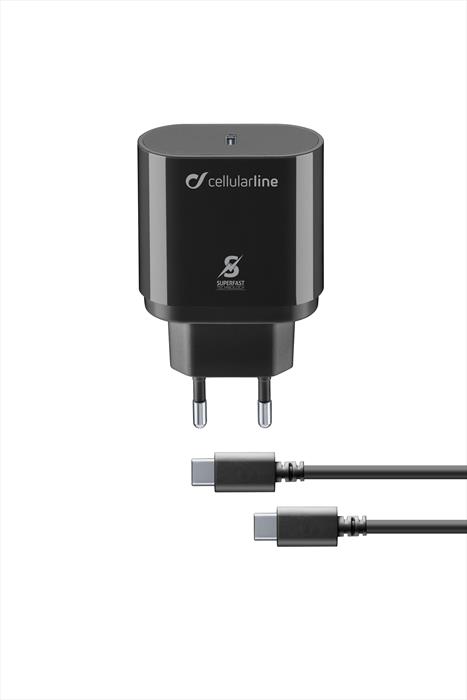 Image of Cellularline Super Fast Charger Kit 25W - USB-C to USB-C - Samsung