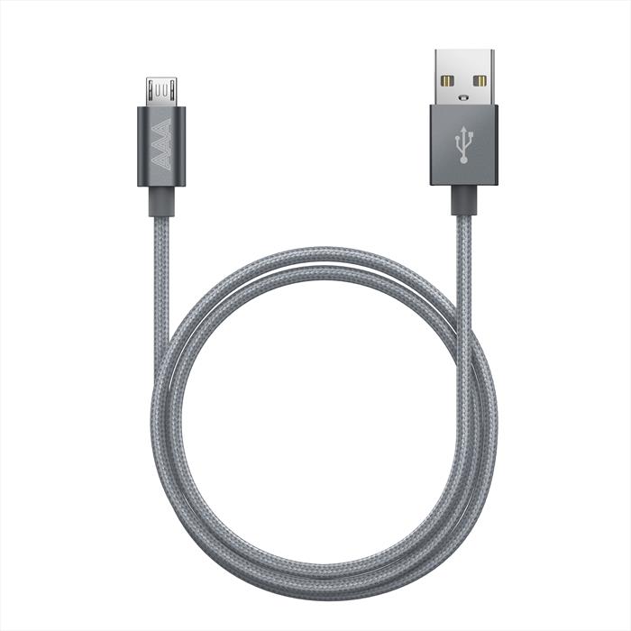 MICRO USB CABLE 1M Grey