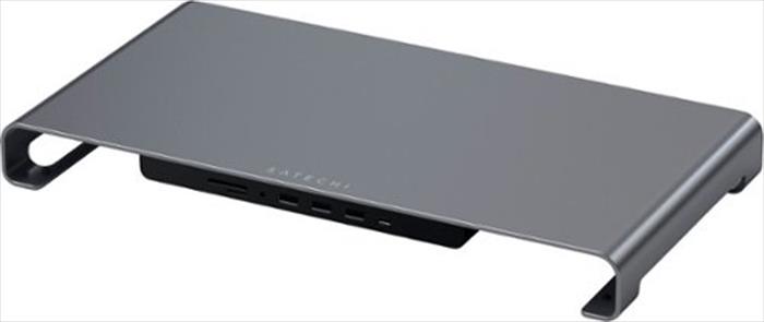Image of USB-C MONITOR STAND HUB XL space gray