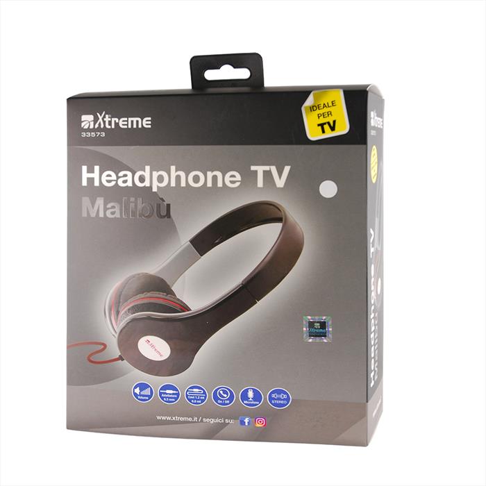 Image of 33573 - Cuffia stereo TV Madrid NERO