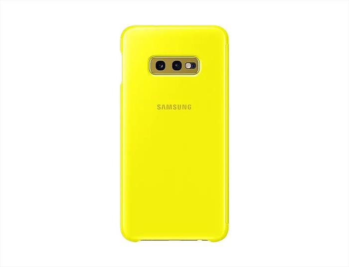 Image of CLEAR VIEW COVER YELLOW GALAXY S10 E GIALLO