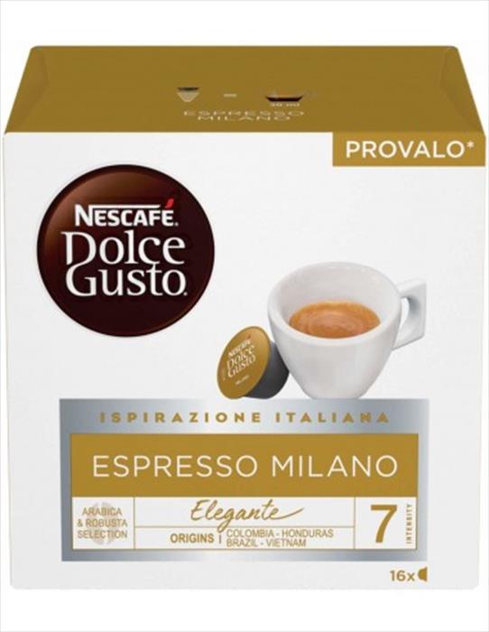 Image of Nescafé Dolce Gusto Caffè Espresso Milano 16 Capsule