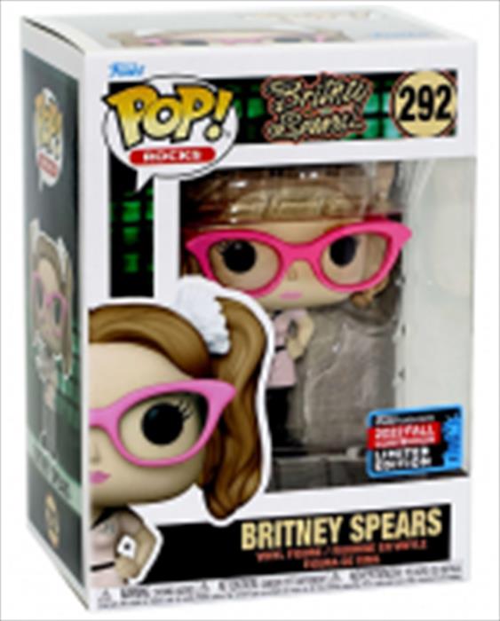 Billet Concert Funko Pop Britney Spears 292 Rocks - Fall Convention 2022 - Vinyl Neuf Scellé Billet Concert Funko Pop Britney Spears 292 Rocks - Fall Convention 2022 - Vinyl Neuf Scellé