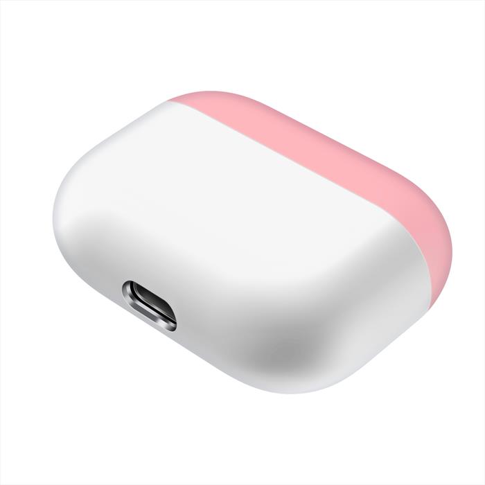 CUST.AIRPODS.PRO.SIL. Pink/White