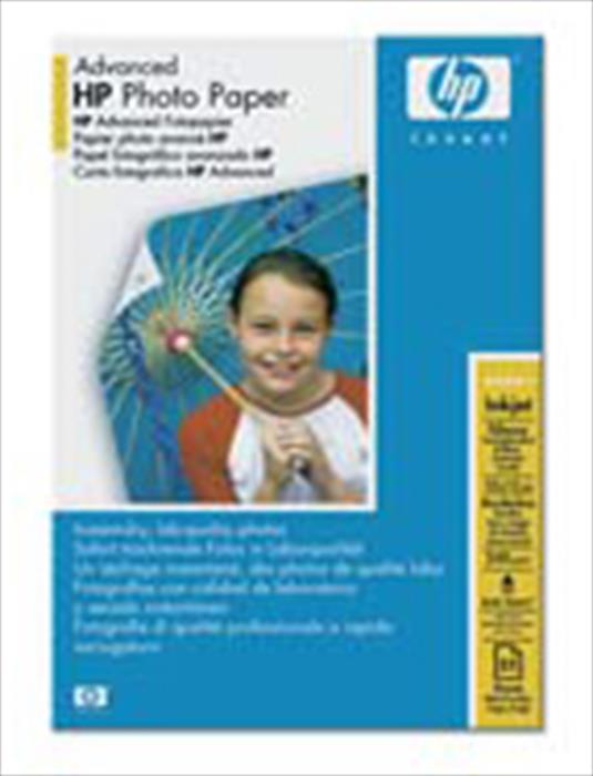 Image of HP Carta fotografica lucida Advanced Photo Paper - 25 fogli/10 x 15 cm