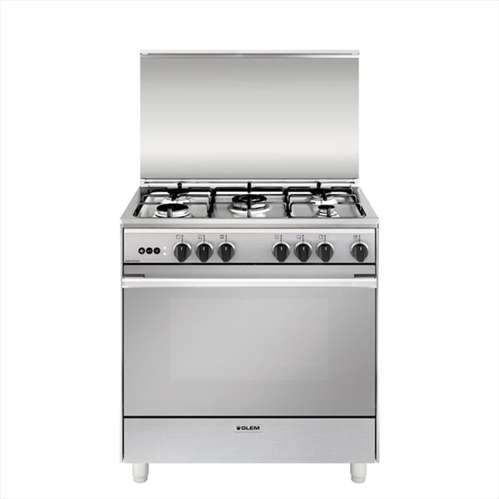 Image of Glem Gas U855VI cucina Elettrico/Gas Acciaio inossidabile A