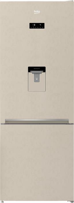 Image of Frigorifero combinato RCNE560E40DBN Classe E 560lt Sabbia Marmorizzato