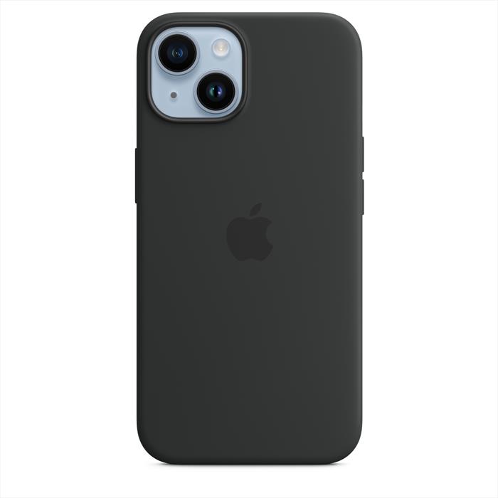 Image of Apple Custodia MagSafe in silicone per iPhone 14 - Mezzanotte