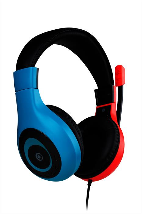 CUFFIE STEREO GAMING V1 SWITCH Rosso/blu