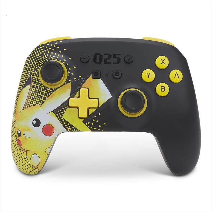 Image of ENHANCED WIRELESS CONTROLLER PIKACHU 025 NERO