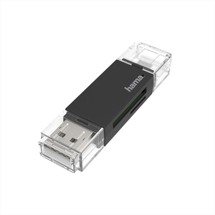 Image of Hama Lettore USB 2.0, SD/Micro SD, OTG