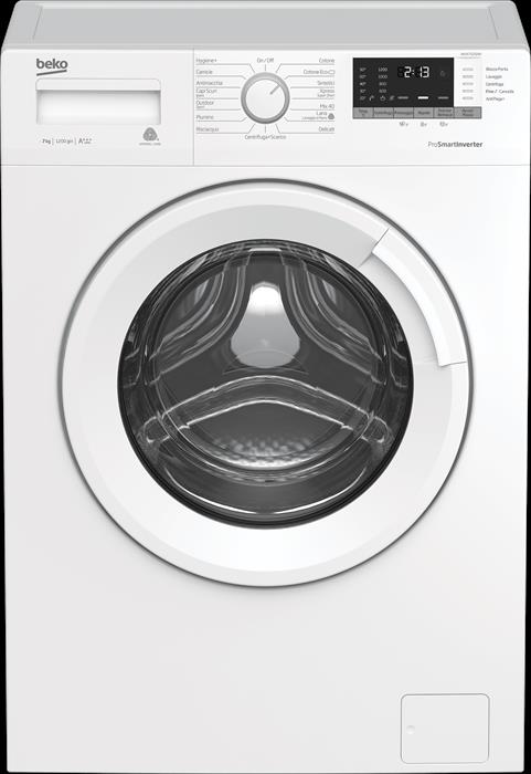 Image of Beko WUX71232WI-IT lavatrice Caricamento frontale 7 kg 1200 Giri/min B